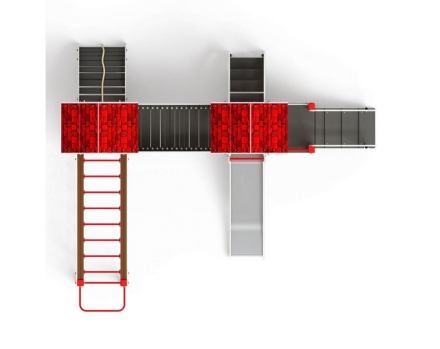Детская игровая площадка В гостях у сказки ДИК 1.05.01-06.С H=900