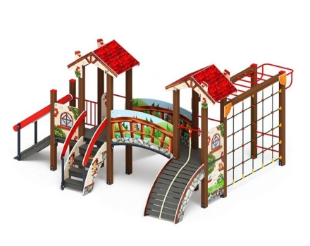 Детская игровая площадка В гостях у сказки ДИК 1.05.01-06.С H=900