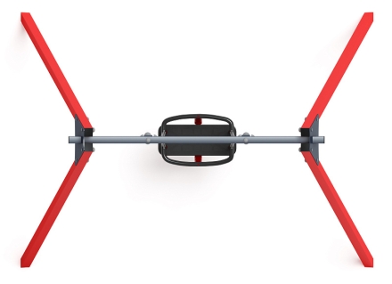 Качели М1 (красный) - ИО 11.М.04.03-01