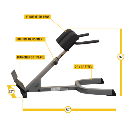 Гиперэкстензия 45 градусов Body-Solid GHYP345