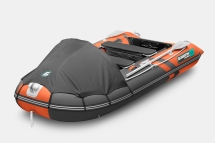Gladiator C 330 AL ACTIVE Оранжево-темносерый моторная лодка ПВХ Алюминиевый пайол