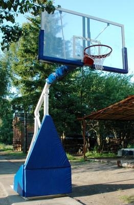 Стойка для баскетбола мобильная складная, игровая, вынос 3,25 м.