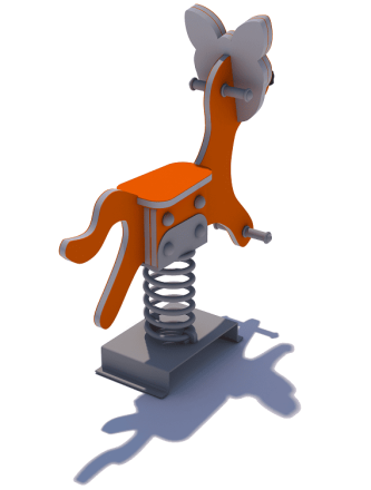 Качалка на пружине КНП-052 для детской площадки