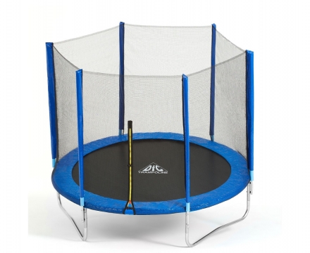 Батут DFC Trampoline Fitness с сеткой 14ft