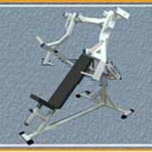 Жим от груди под углом (свободный груз) B-81
