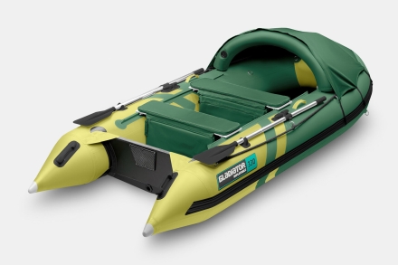 Gladiator C 330 AL ACTIVE Зелено-оливковый моторная лодка ПВХ Алюминиевый пайол