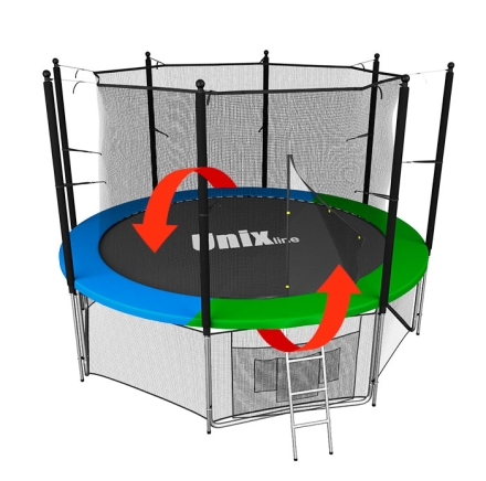 Батут UNIX line 14 ft Classic (inside) с защитной сеткой