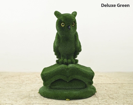 Топиари композиция сова на книге - газон Deluxe/Deluxe Green