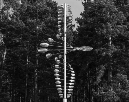 Скульптура из нержавеющей стали Торнадо Малый размер