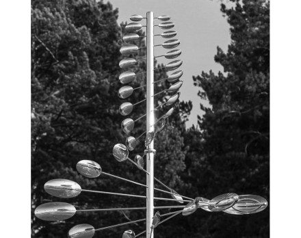 Скульптура из нержавеющей стали Торнадо Малый размер