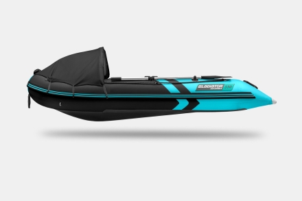 Gladiator C 330 AL ACTIVE Черно-бирюзовый моторная лодка ПВХ Алюминиевый пайол
