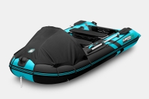 Gladiator C 330 AL ACTIVE Черно-бирюзовый моторная лодка ПВХ Алюминиевый пайол