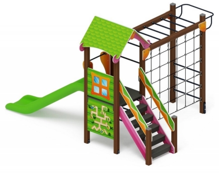 Детская игровая площадка Лукоморье ДИК 2.25.04-01 H=1200