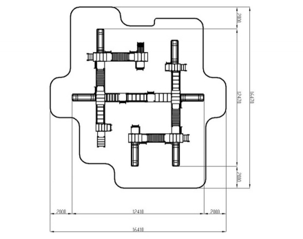 Детская игровая площадка Н 900 ДИК 1.05.01-31