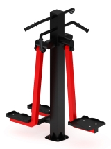 Хипс+Маятник (красный) - Уличный тренажер - СТ 024-11.П