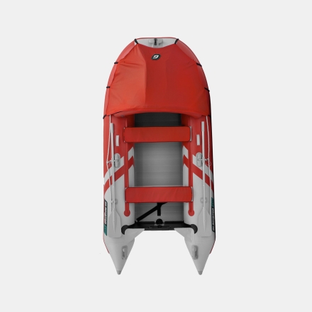 Gladiator C 330 AL ACTIVE Красно-белый моторная лодка ПВХ Алюминиевый пайол
