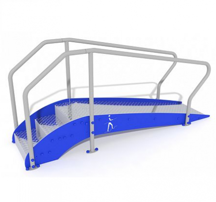 УТИп-058 Тренажер для пожилых Горка с пандусом