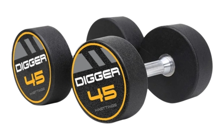 Комплект полиуретановых гантелей 5 пар от 40 до 50кг Hasttings Digger HD51D4C-40-50