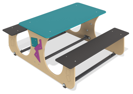 Стол детский Конструктивизм ЛГСД-30.3 для игровой площадки