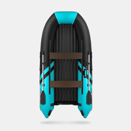 GLADIATOR E 330 S AIR SPORT Черно-бирюзовый моторная лодка ПВХ