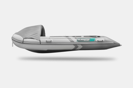 Gladiator C 370 AL ACTIVE Светло-темносерый моторная лодка ПВХ Алюминиевый пайол