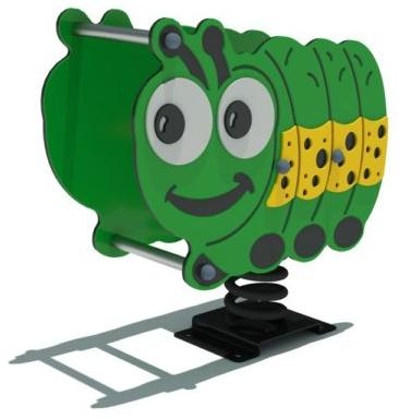 Качалка на пружине Гусеничка КНП-095 для детской площадки