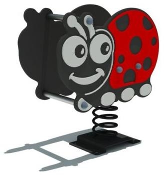 Качалка на пружине Божья коровка КНП-093 для детской площадки