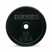 Бампированный обрезиненный диск IVANKO OBP-2,5KG (2,5 кг)