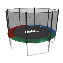 Батут Unix line Simple 8 ft Color (outside) с защитной сеткой