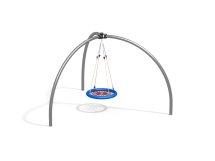 ДИО 1.330.21 Качели гнездо на трех столбах пор. окрас