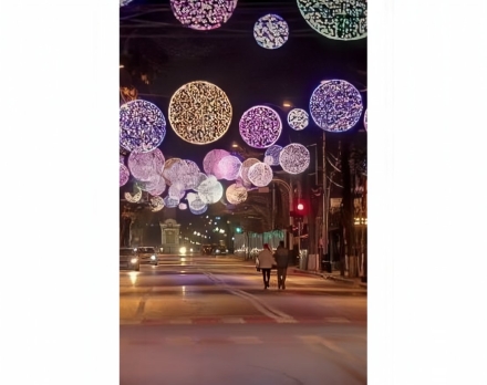 Светящаяся плоская фигура Диск (диаметр 0,8 м)