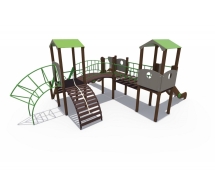 Детский игровой комплекс Браун Наш дворик Н-1200 ДИО 04061