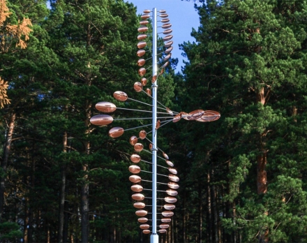 Медная скульптура Торнадо Малый размер