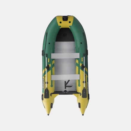 Gladiator C 370 AL ACTIVE Зелено-оливковый моторная лодка ПВХ Алюминиевый пайол