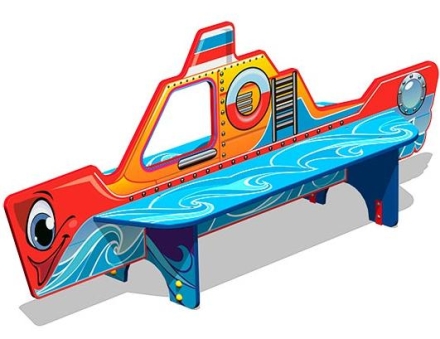 Скамейка детская Катерок У1 СП223 для игровой площадки