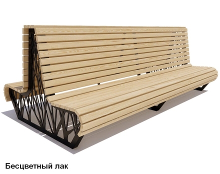 Скамейка уличная Ессентуки, Сосна 1,8 м