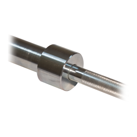 Гриф олимпийский прямой 86&quot;, до 450 кг, хромированный (класс-ZINK)
