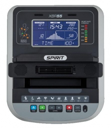 Велотренажер SPIRIT XBR55ENT BLACK			