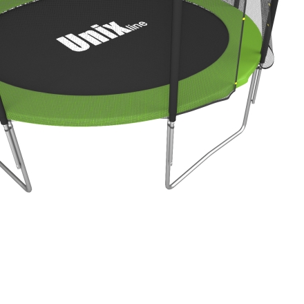 Каркасный батут Unix Line 8ft Simple (outside) диаметр 244 см с защитной сеткой