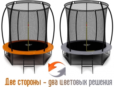 БАТУТ ТРИУМФ НОРД ПРЕМИАЛЬНЫЙ СЕРЫЙ/ОРАНЖЕВЫЙ 244см
