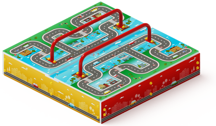 Песочница с крышкой средняя (Игра) - ИО 5.01.11-02