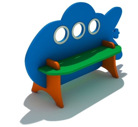 Детская скамейка Немо для игровой площадки