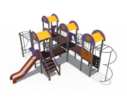 Детский игровой комплекс Солнышко Детский дворик ДИО 03051