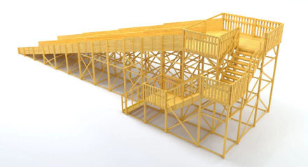 Зимняя горка Савушка Зима Wood 12 без места для хранения