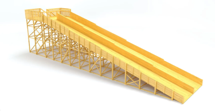 Зимняя горка Савушка Зима Wood 12 без места для хранения