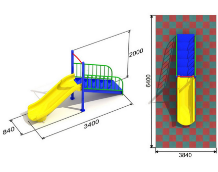Горка детская 2.1