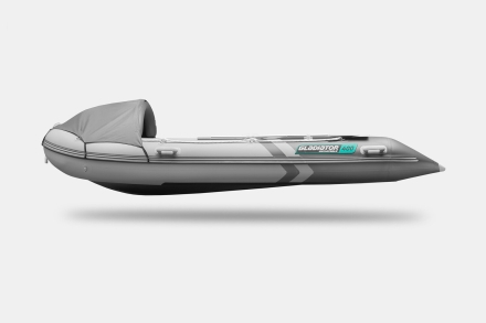 Gladiator C 400 AL ACTIVE Светло-темносерый моторная лодка ПВХ Алюминиевый пайол