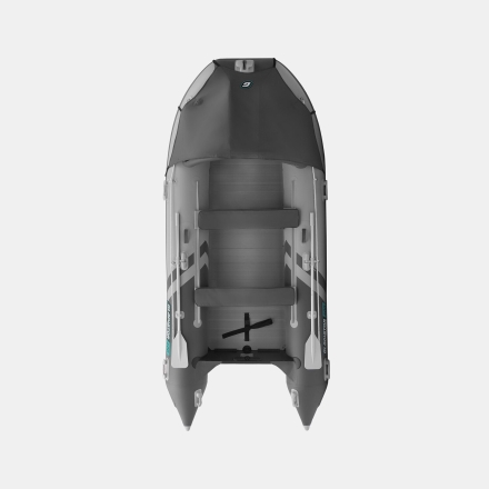 Gladiator C 400 AL ACTIVE Светло-темносерый моторная лодка ПВХ Алюминиевый пайол