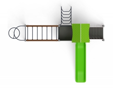 Детская игровая площадка Лукоморье ДИК 2.25.05-01 H=1200