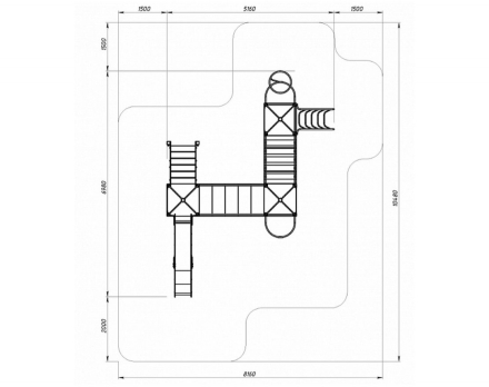 Детская игровая площадка ДИК 2.09.06-02